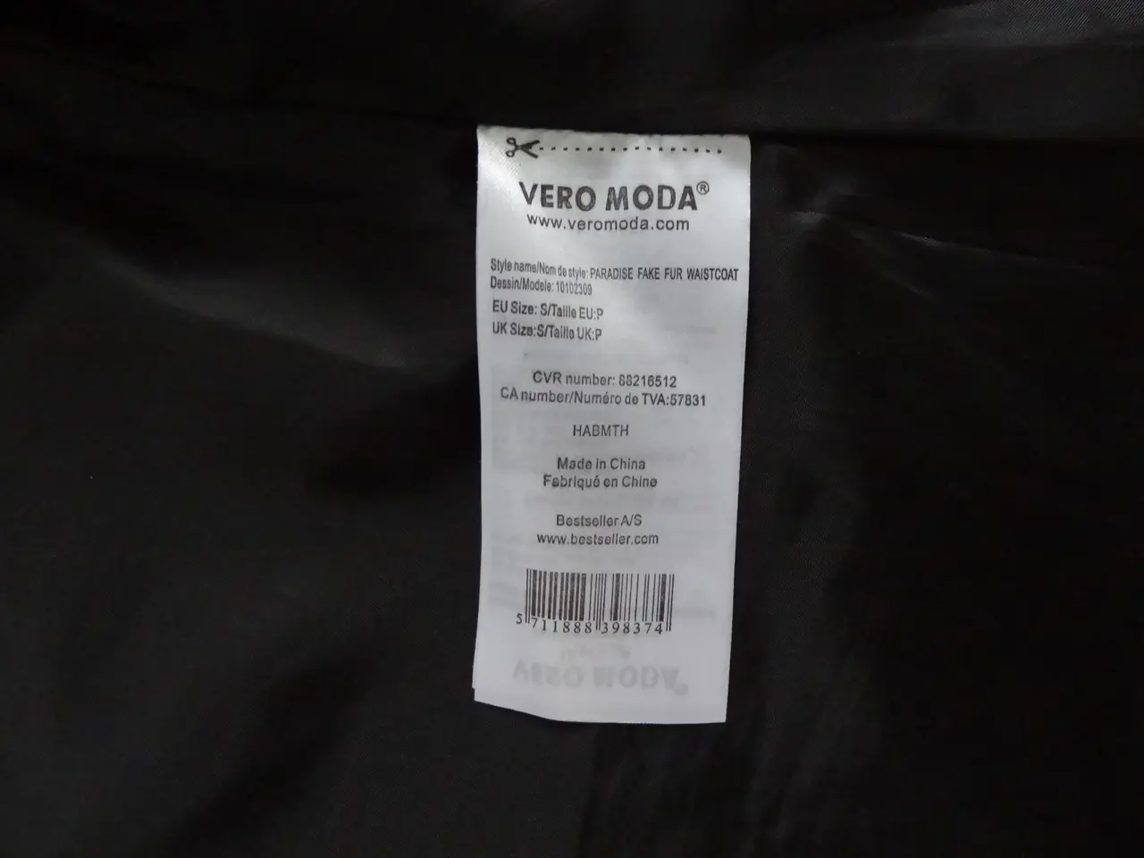 Billede 9 - Vero Moda imiteret pelsvest Str S