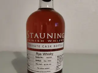 Stauning whisky private cask
