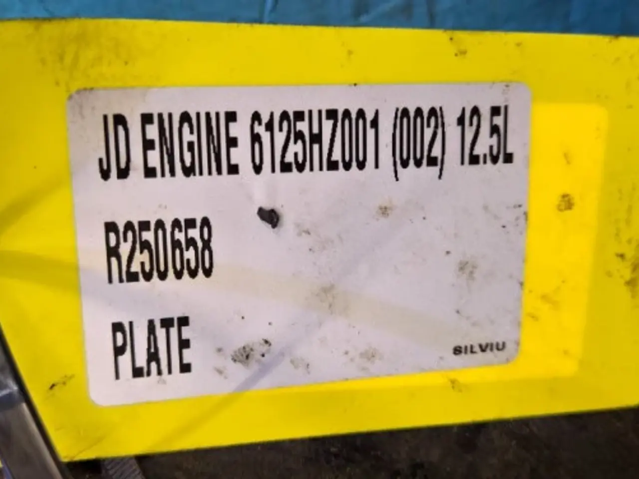 Billede 11 - John Deere 6125HZ001 Plade R250658