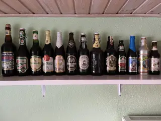 Øl samling, udenlandske øl 63 stk.