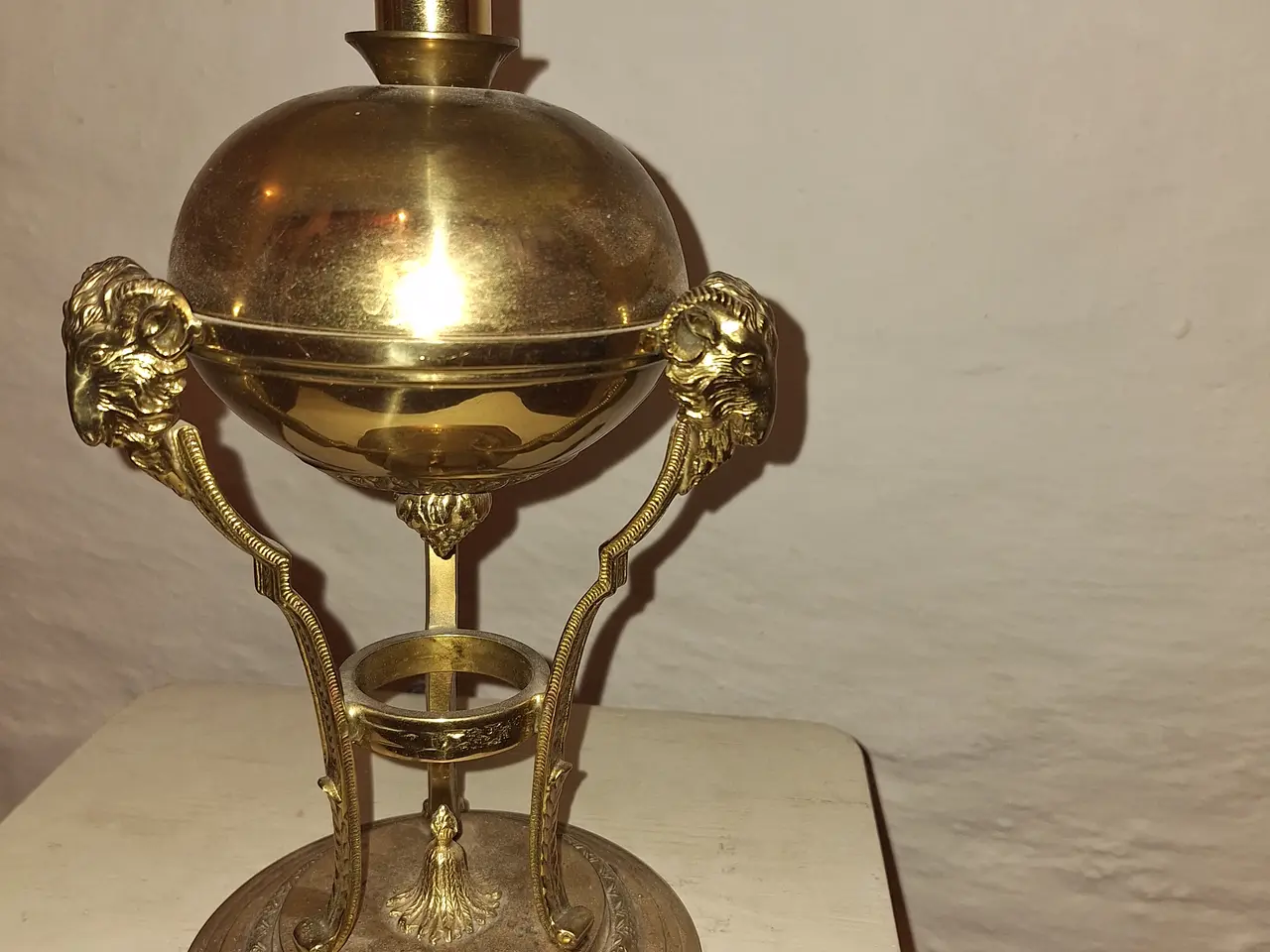 Billede 2 - Meget flot Klassisk bordlampe i messing