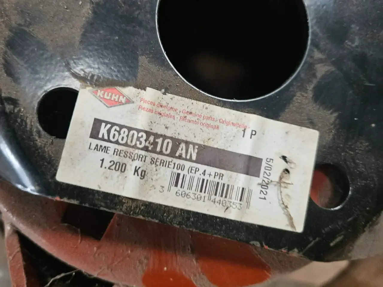 Billede 2 - Reservedele til Kuhn FC skårlægger