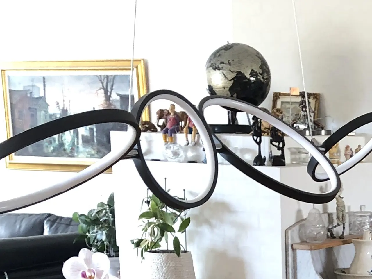 Billede 1 - Spisebords-lampe med lysdæmper
