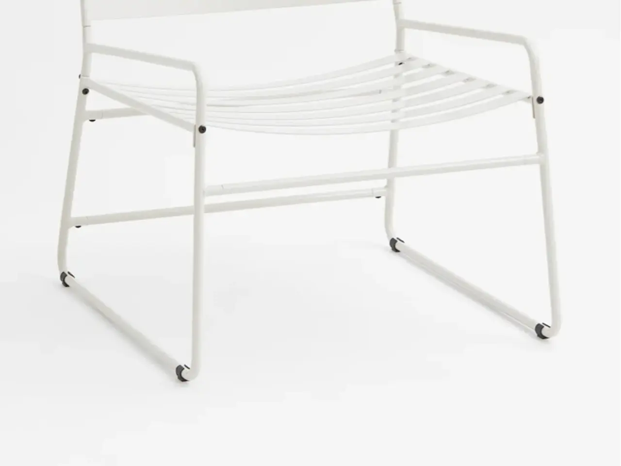 Billede 1 - H&M loungestole i hvid metal