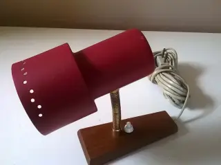 Rød vintage væglampe