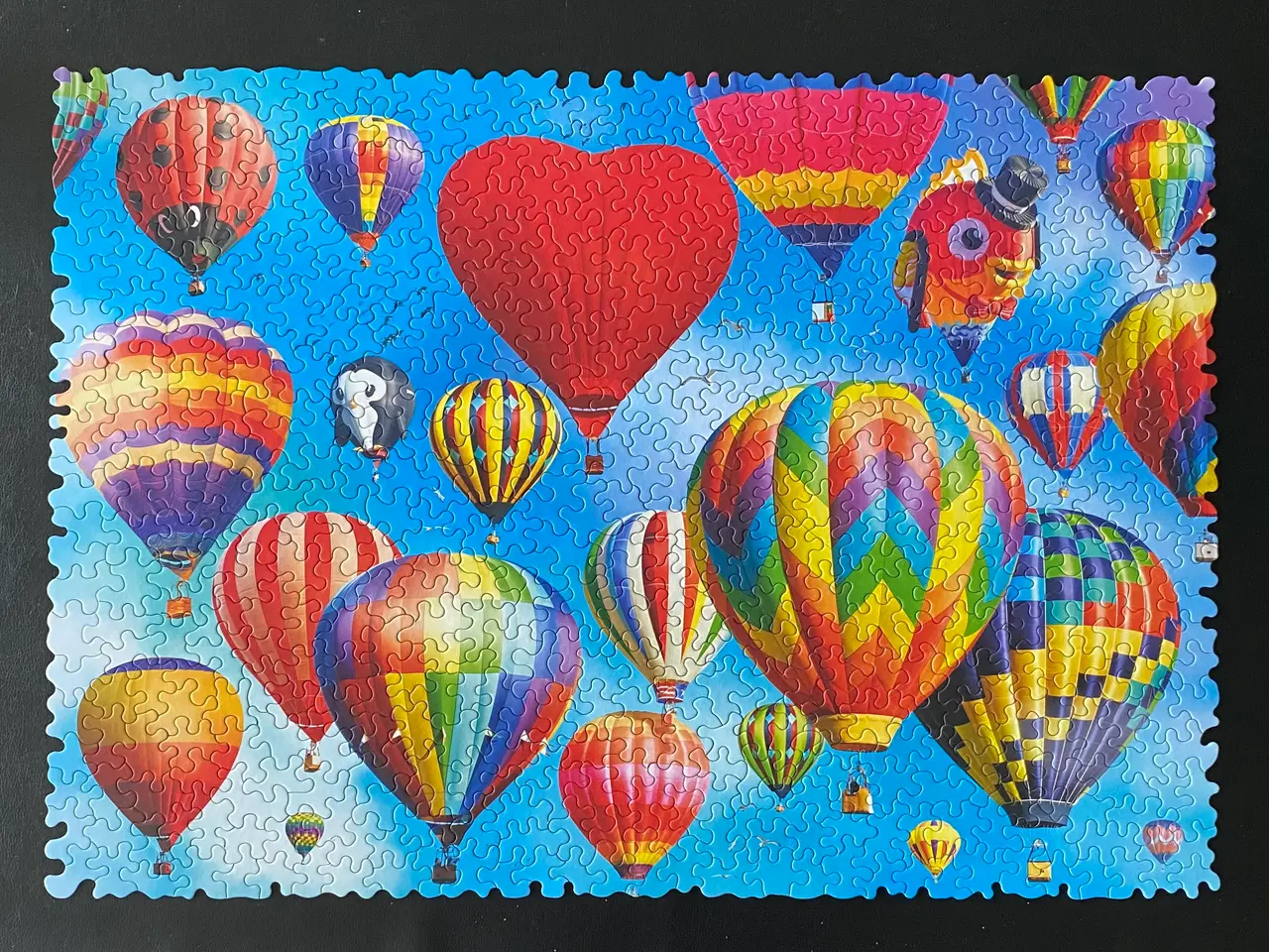 Billede 2 - Colourful Balloons 600 XL brikker, puslespil