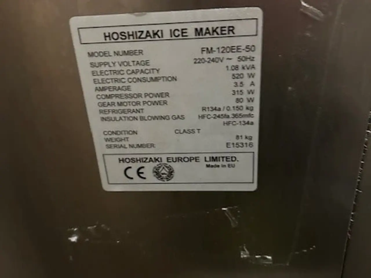 Billede 6 - Hoshizaki isflage maskine FM120k
