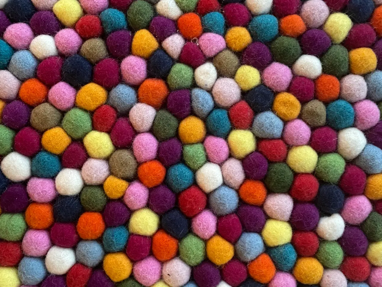 Billede 3 - HAY kugletæppe multi colour (Pinocchio) Ø90 cm
