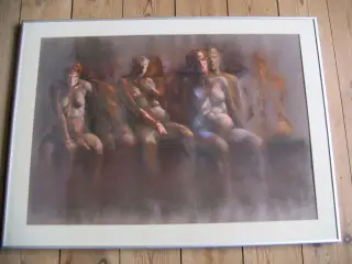 Figurkomposition med kvinder. fra 1989