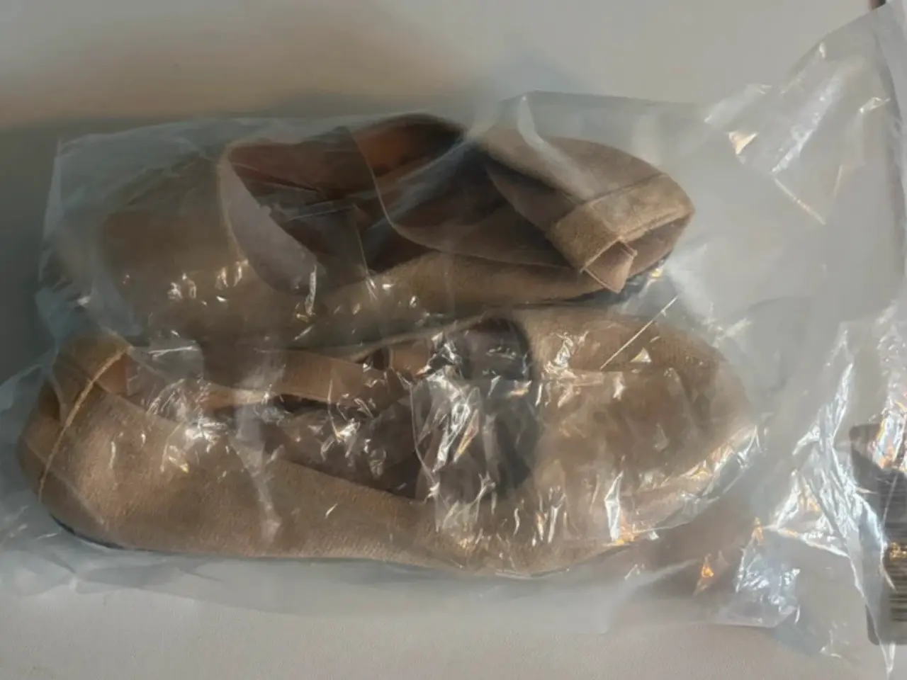 Billede 4 - Beige ballerinasko