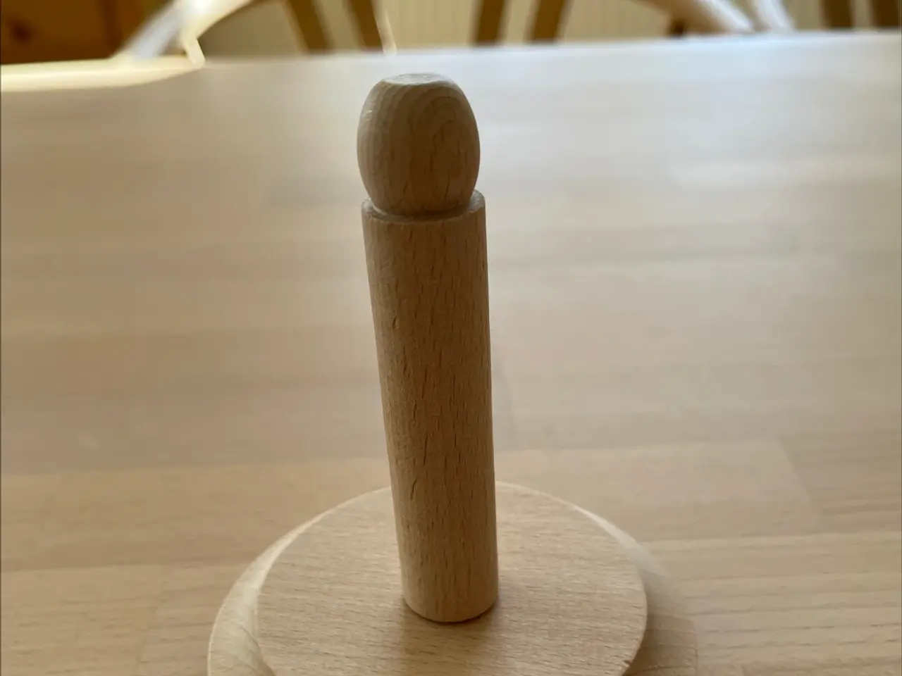 Billede 1 - Garn holder i træ