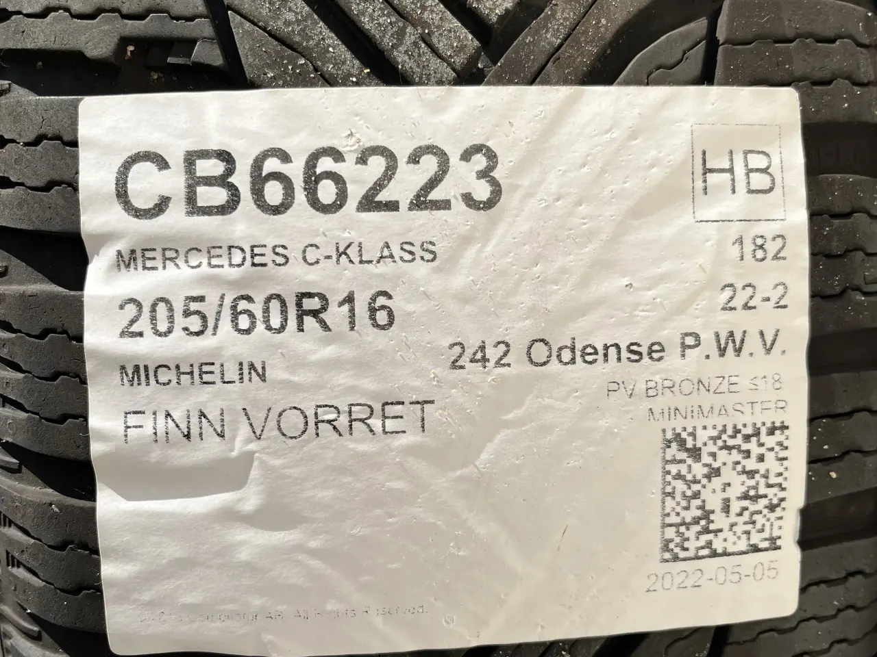 Billede 4 - Vinterhjul til Mercedes C klasse