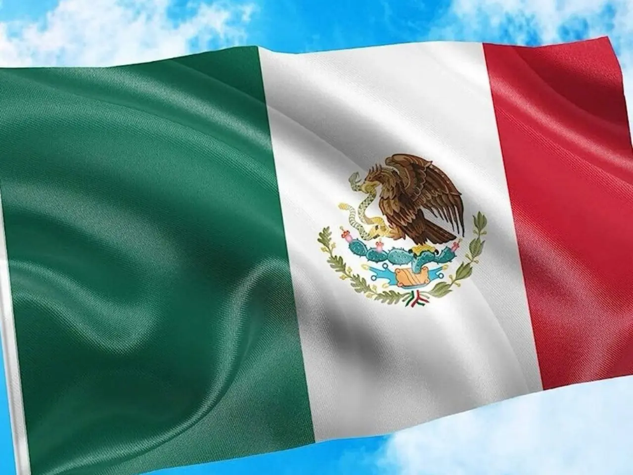 Billede 1 - Mexicansk flag / Mexico flag 90x150 cm