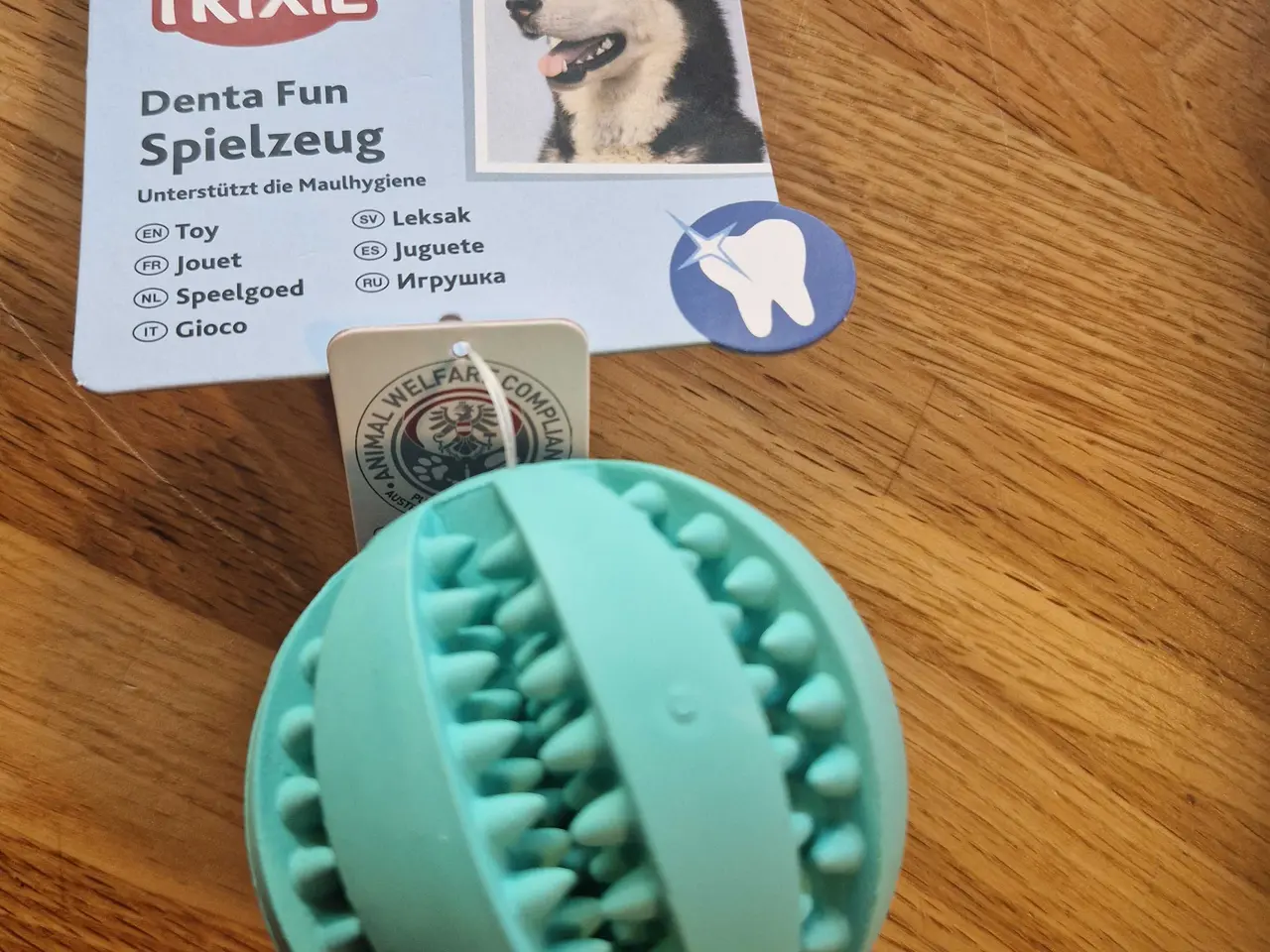 Billede 1 - Trixie Hundelegetøj baseball Mintfresh