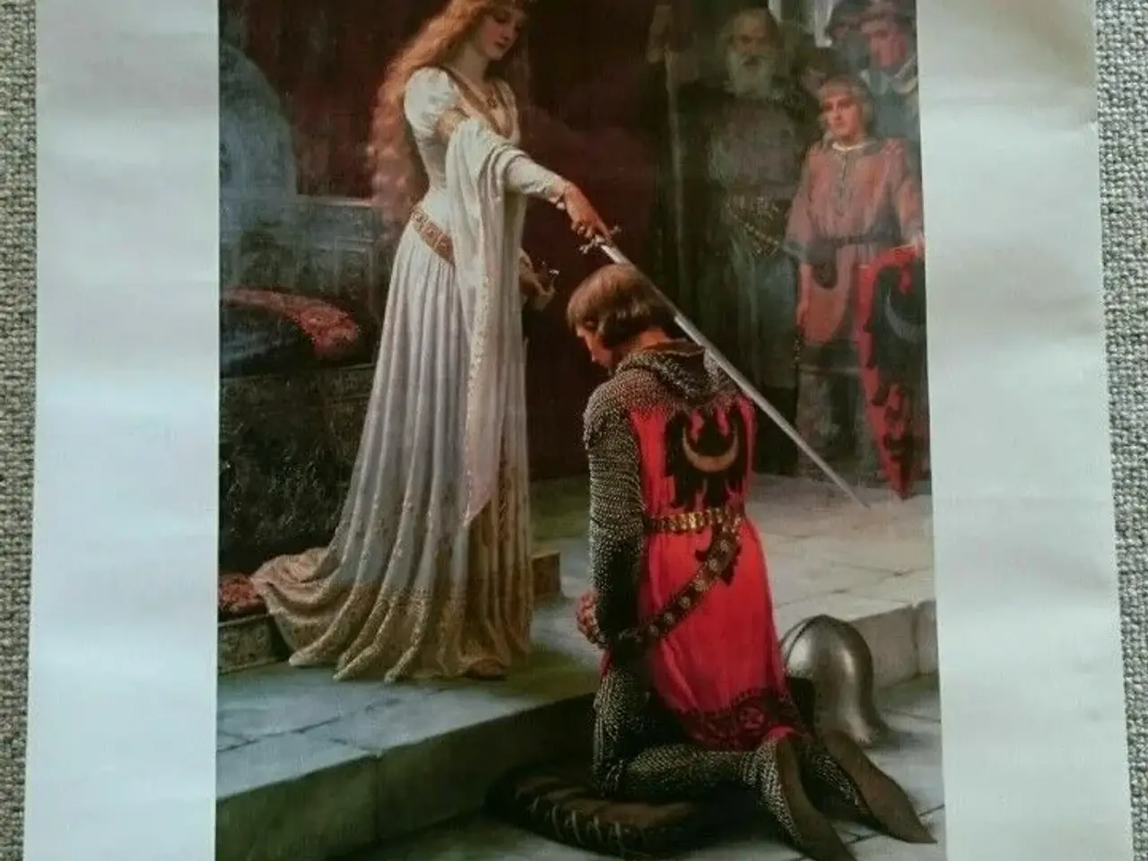 Billede 1 - The Accolade, flot Middelalder-plakat