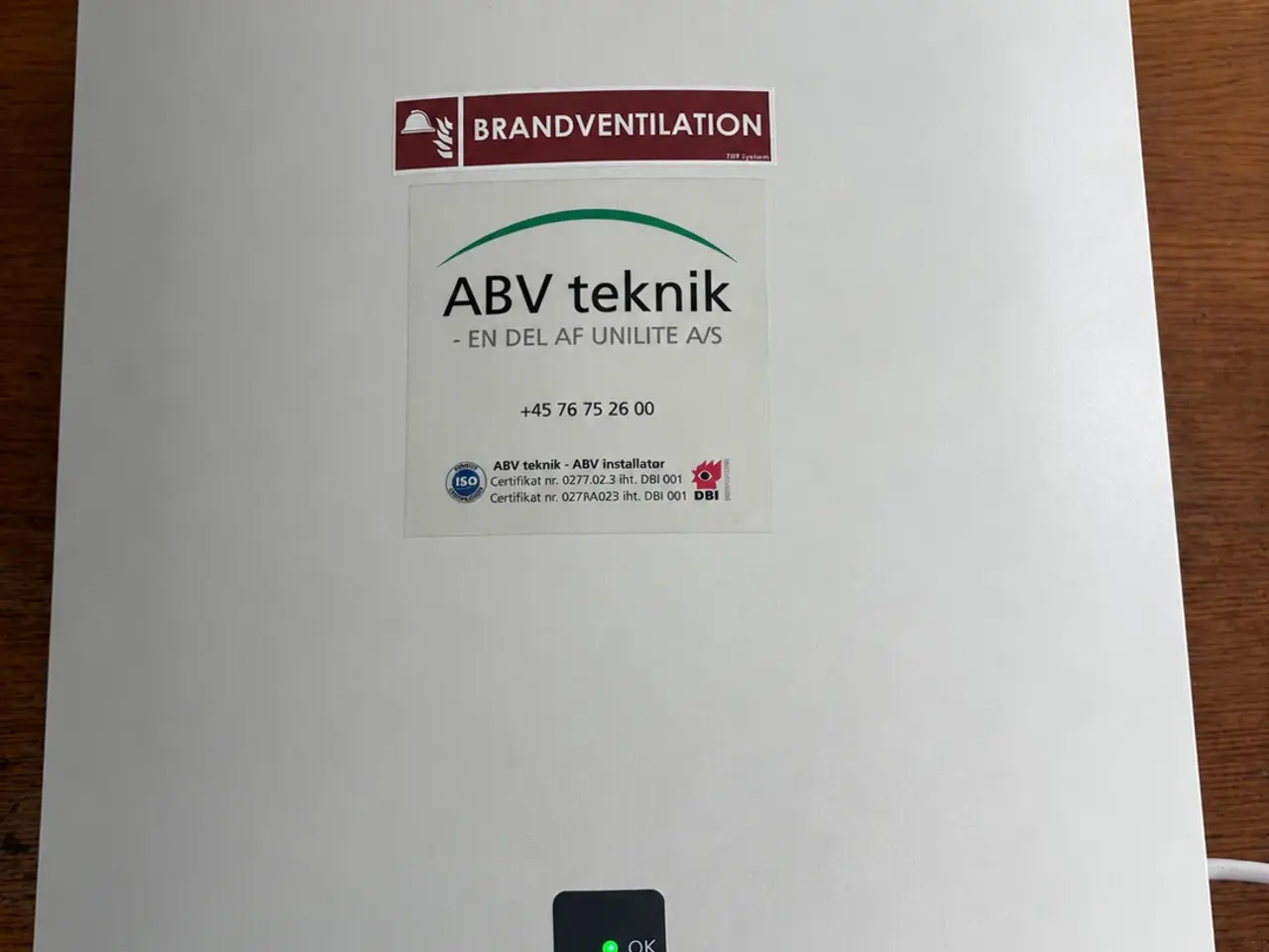 Billede 1 - ABV teknik SV 24 V - 32 A - ds UNI brandventilatio