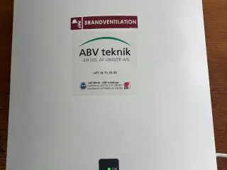 ABV teknik SV 24 V - 32 A - ds UNI brandventilatio