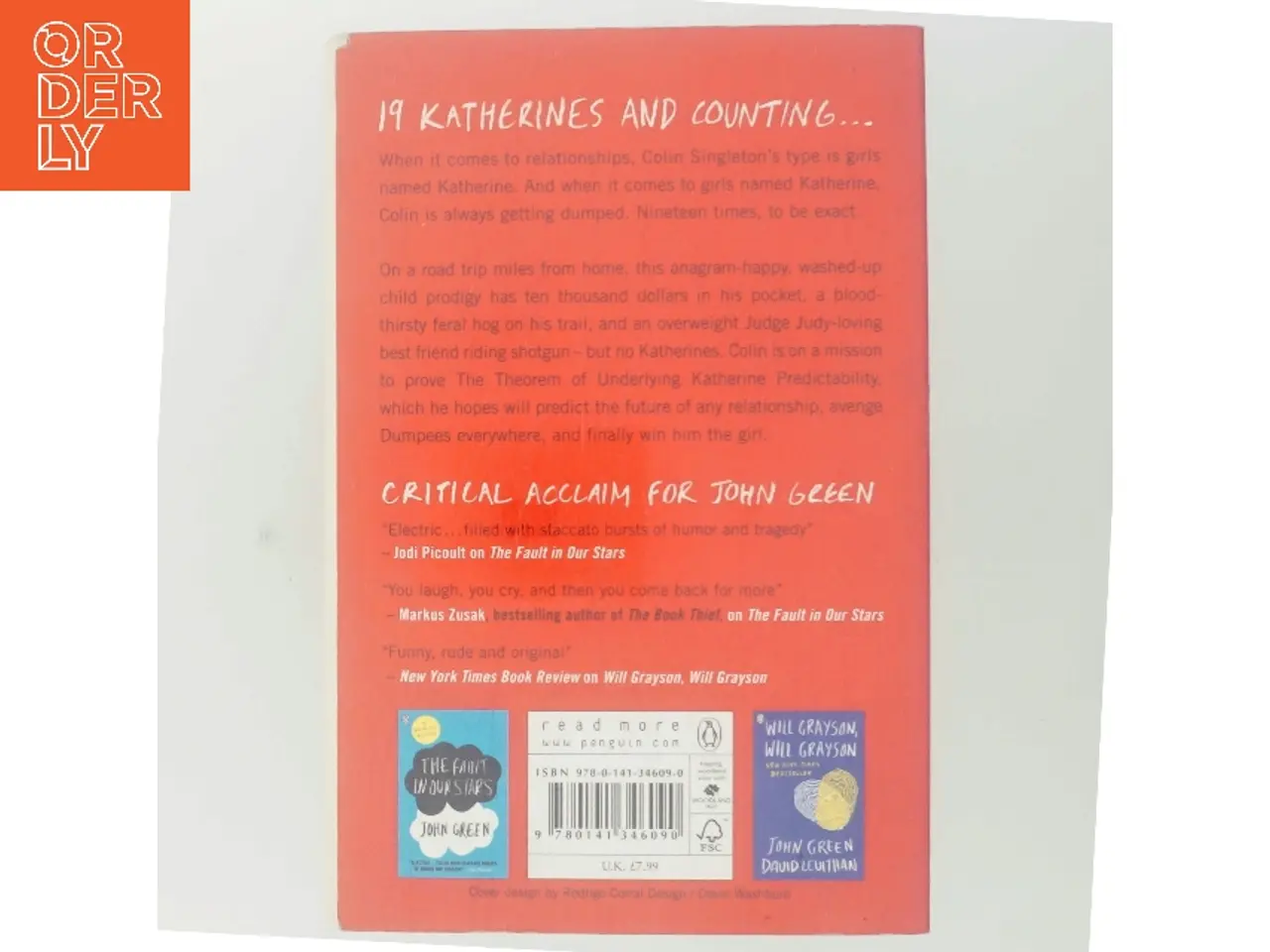 Billede 3 - An abundance of Katherines af John Green (Bog)