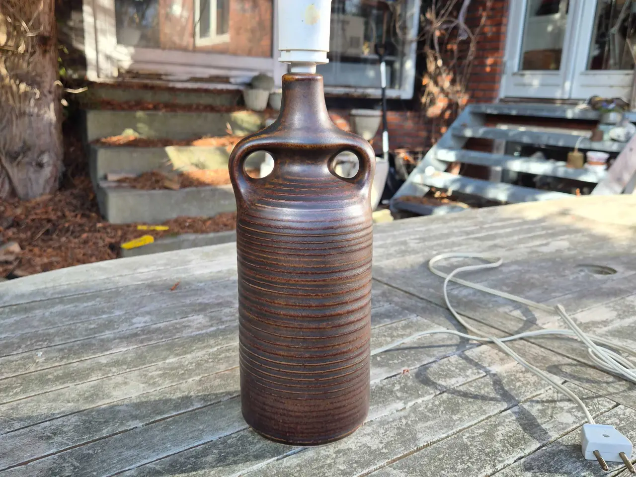 Billede 1 - Smuk keramiklampe fra Knabstrup