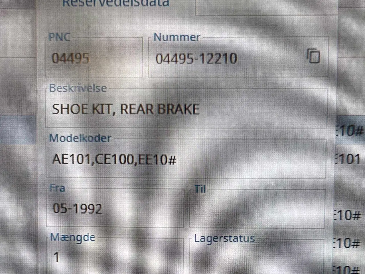 Billede 2 - Bremsebakker
