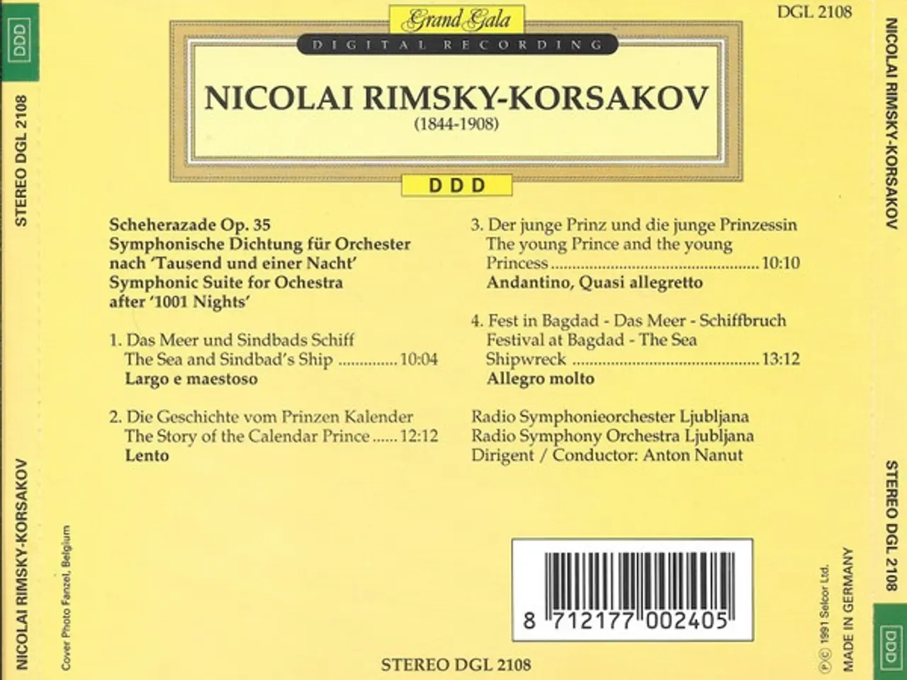 Billede 2 - Rimsky-Korsakov* – 'Scheherazade' Symphonic… – CD