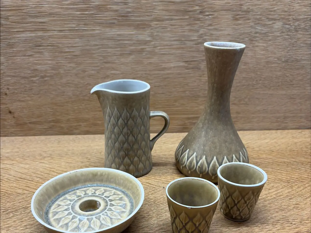 Billede 1 - Qvistgaard,vase,kande,ægebæger,lyse stage