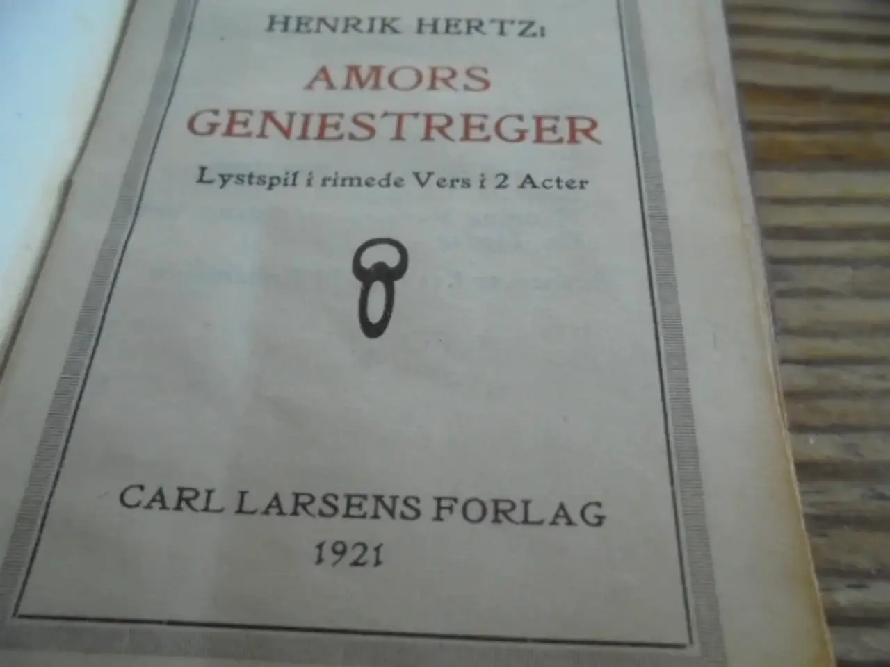Billede 2 - Lillebitte bog fra 1921: Amors Genistreger