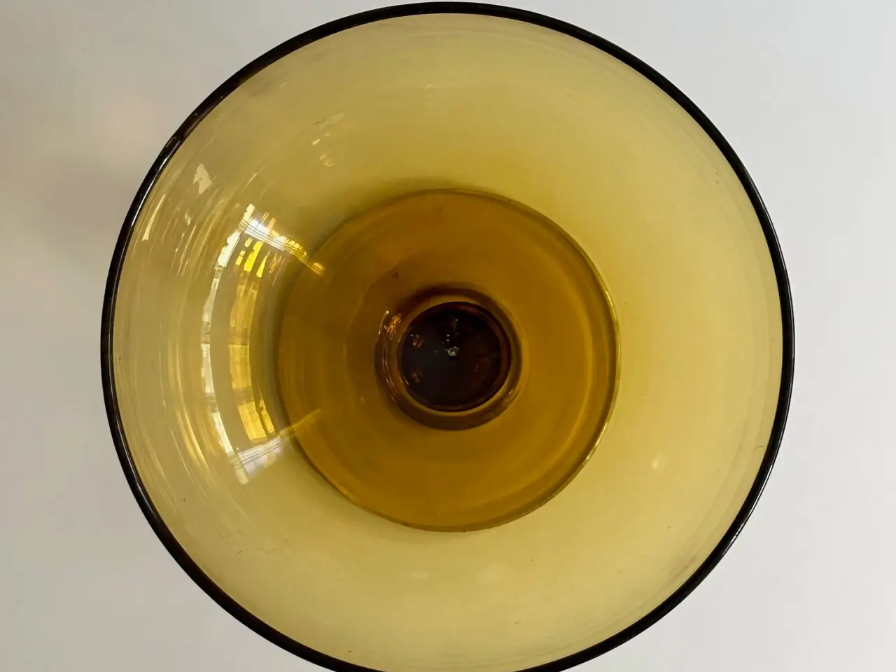 Billede 6 - Opsats, gult glas