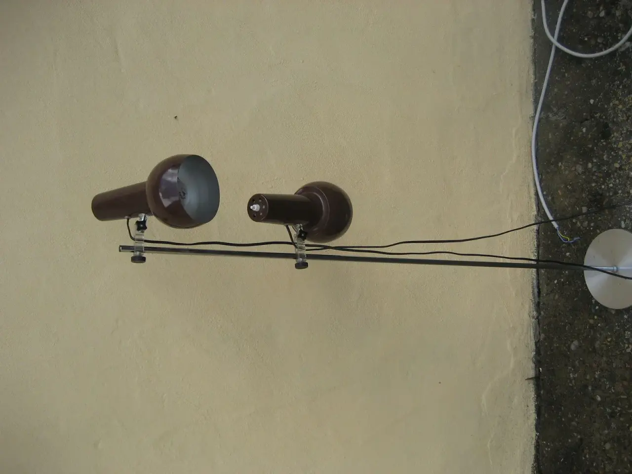Billede 1 - retro dobbelt stander lampe