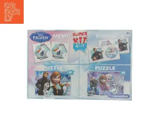 Frozen 4-i-1 spil sæt fra Disney (str. 6x28x42 cm)