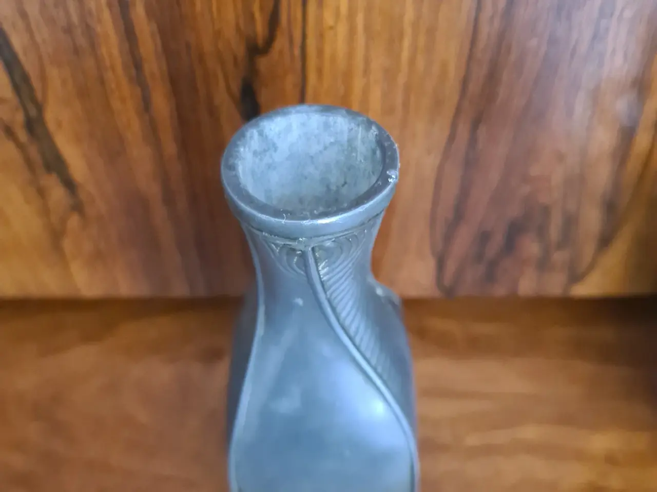 Billede 3 - Smuk Just Andersen Art Deco vase i diskometal – Mo