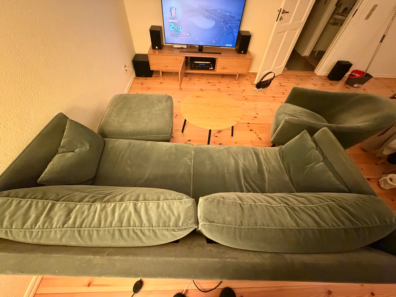 Billede 4 - 2-personers sofa med flytbar chaiselong og stol