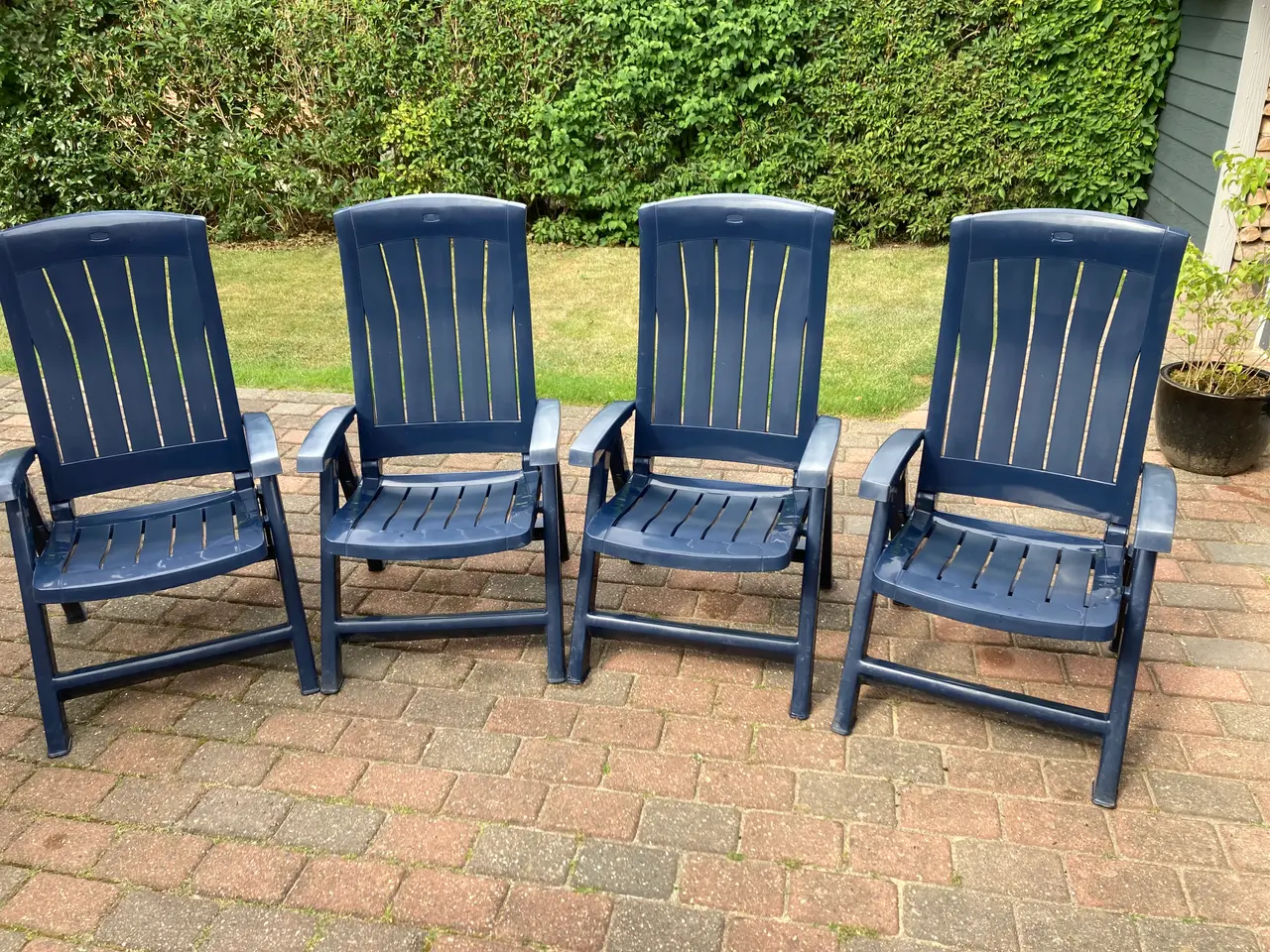 Billede 2 - jardin positionsstol plast blå