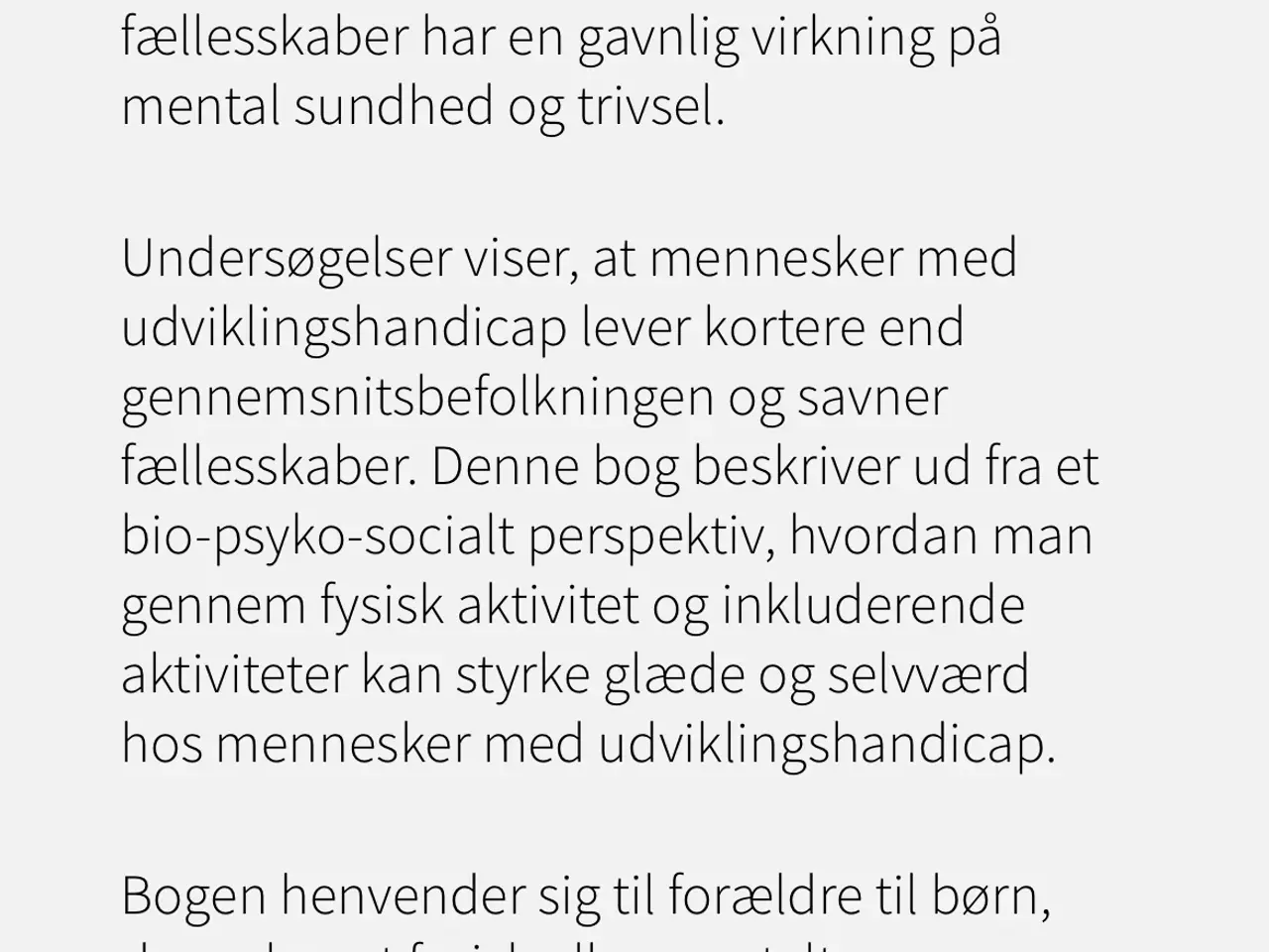Billede 3 - Sundhed og trivsel for børn og voksne med udviklin
