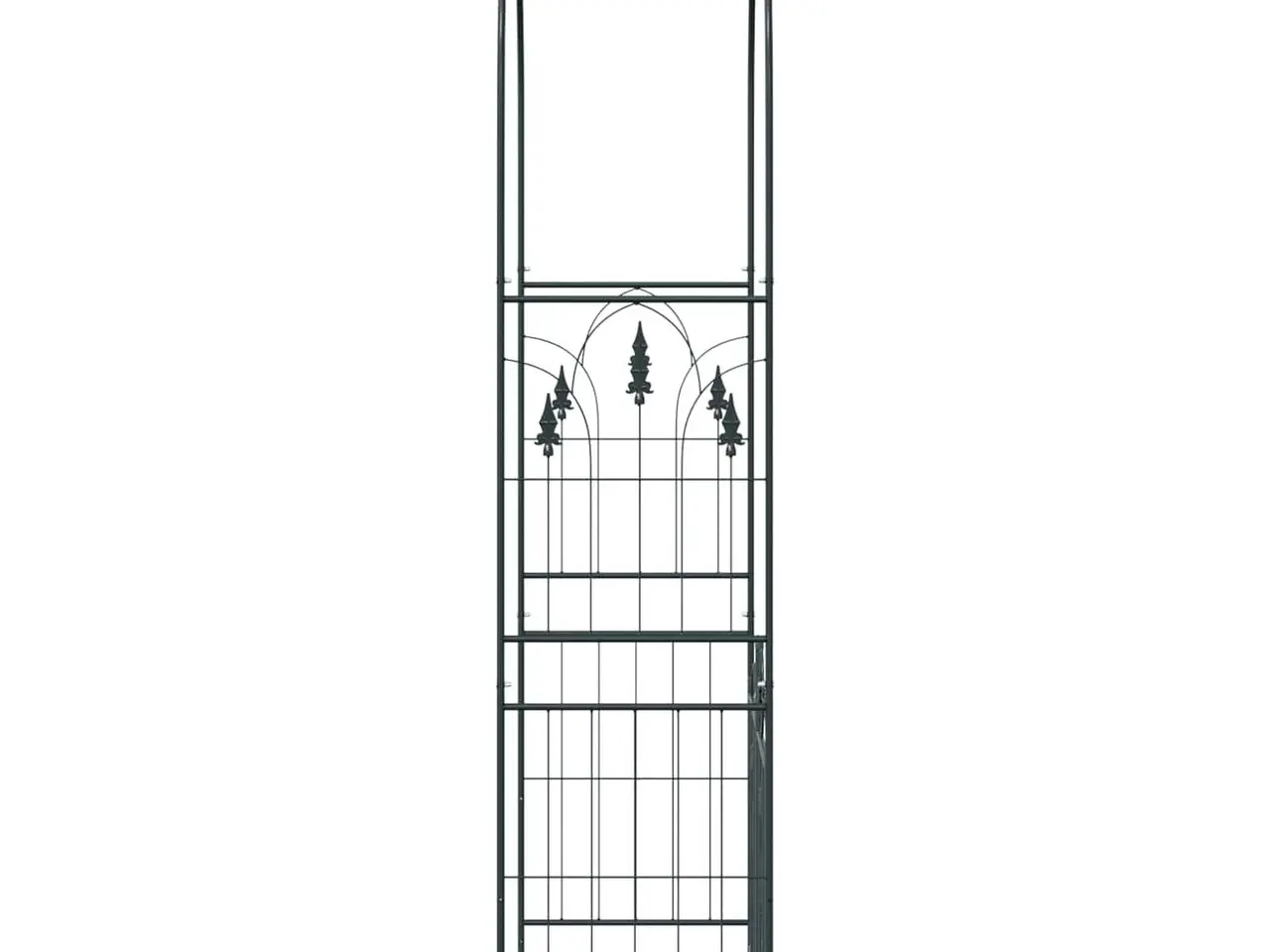Billede 7 - Havebue Ensfarvet Sort 102 x 50 x 218 cm