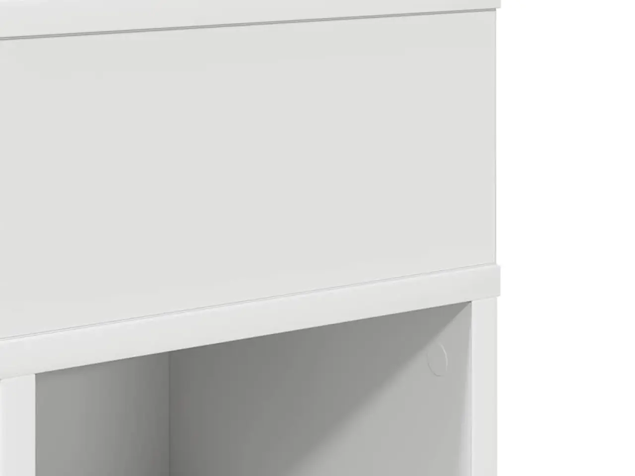 Billede 9 - Sengebord med skuffe 25×31×66 cm - hvid