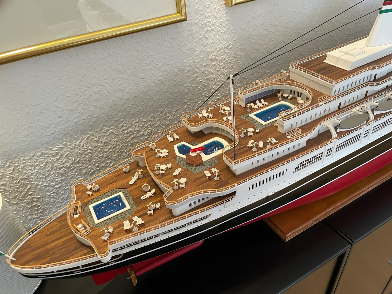 Billede 4 - Flot model af passagerskibet Andrea Doria