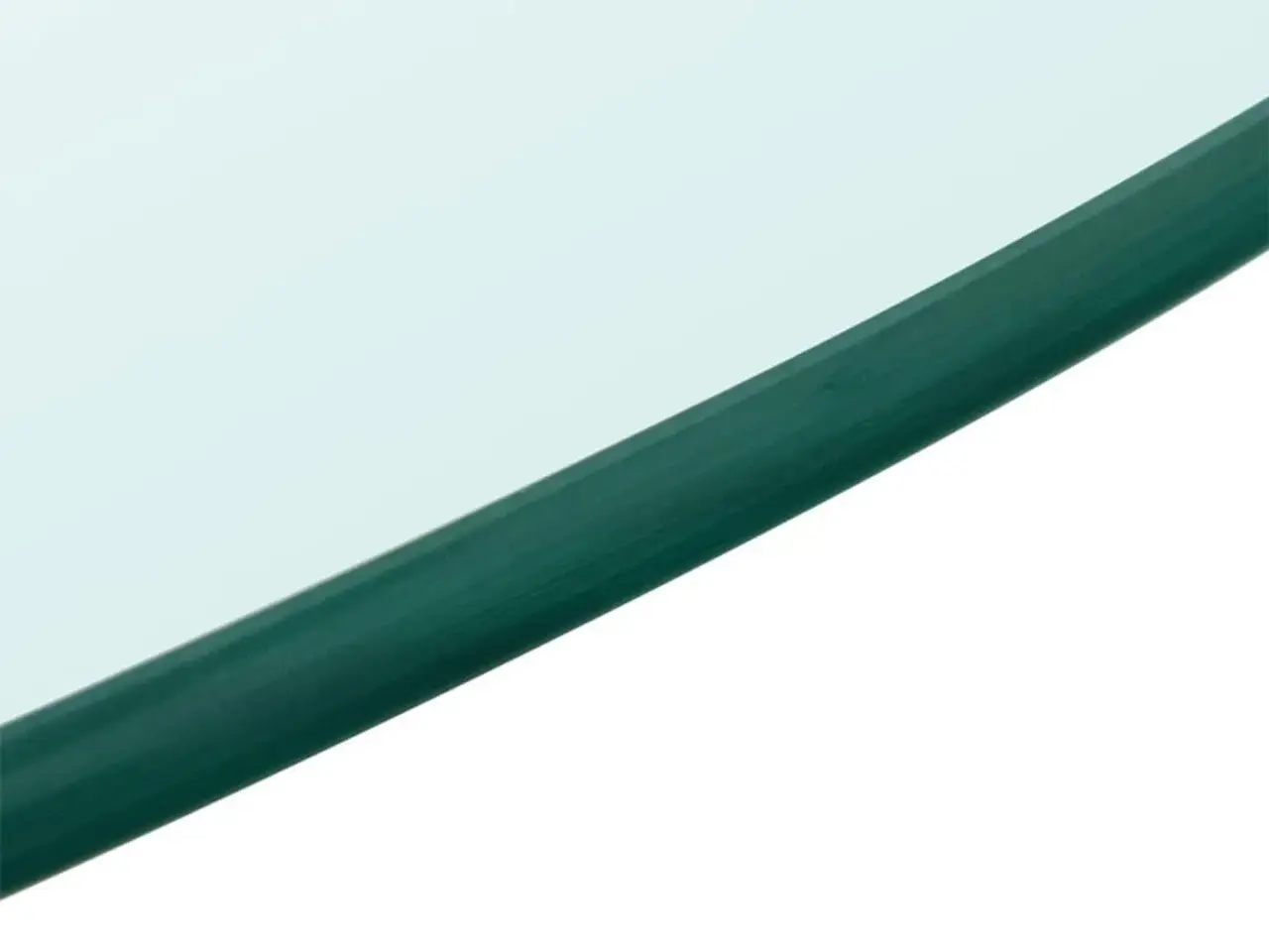 Billede 3 - Rund bordplade i hærdet glas - 90 cm, transparent