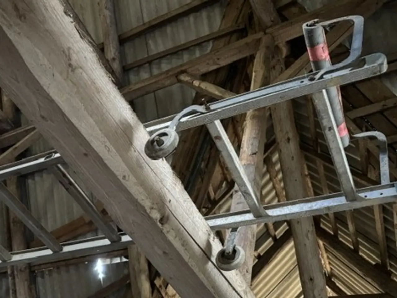 Billede 1 - Tagstige. 6 meter, aluminium