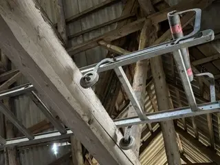 Tagstige. 6 meter, aluminium