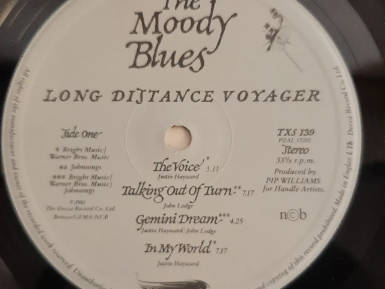 Billede 3 - THE MOODY BLUES LONG DISTANCE VOYAGER VINYL