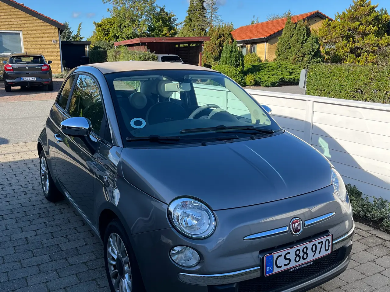 Billede 1 - Fiat 500 cabriolet lille smart bil