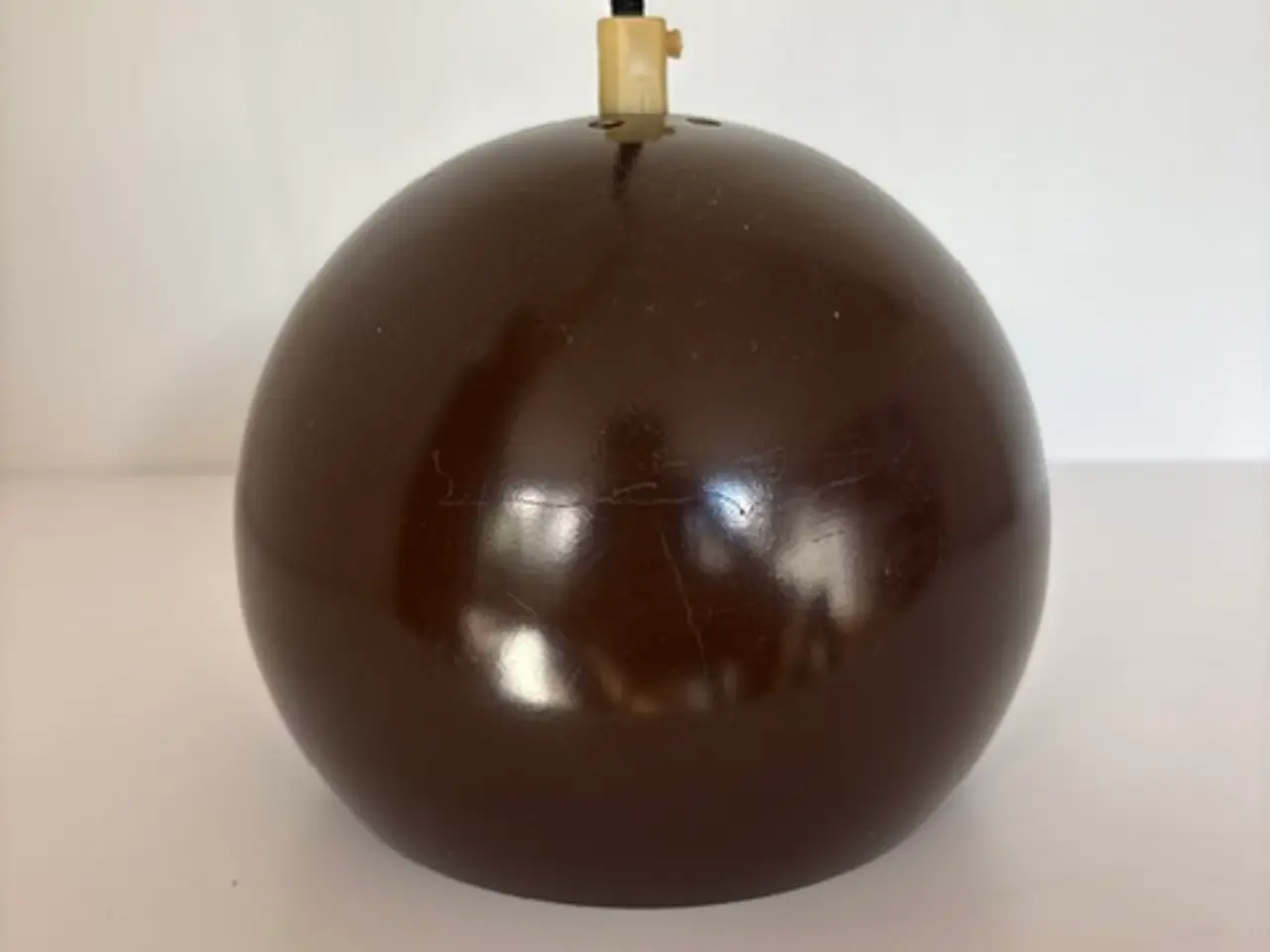 Billede 8 - Orginal brun kugleformet loftlampe fra E.S. Horn