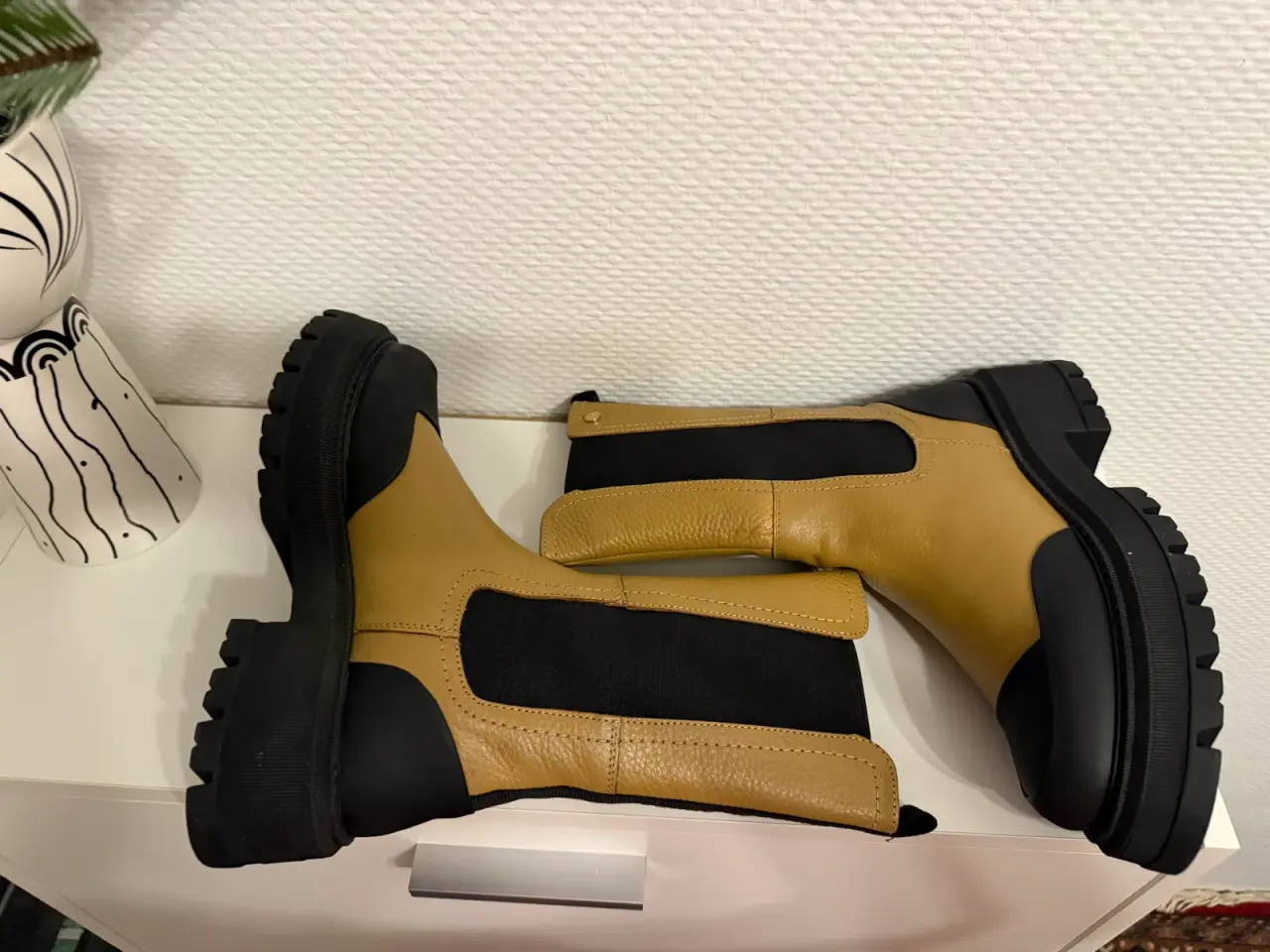 Billede 4 - Læder camel boot