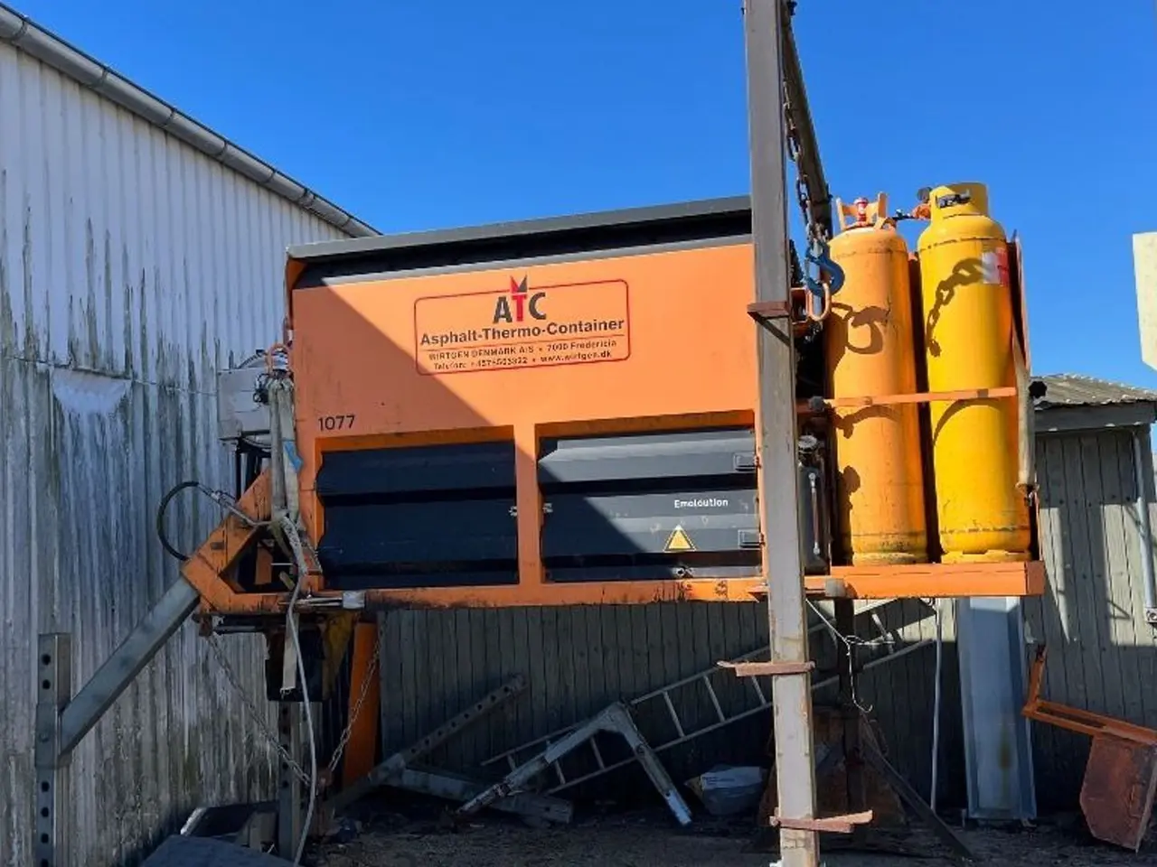 Billede 2 - ATC 5 ton Isoleret asfaltcontainer med galgeophæng