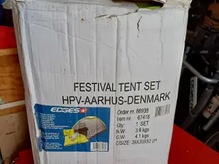 Festivalsæt. Telt, soveposer,liggeunderlag