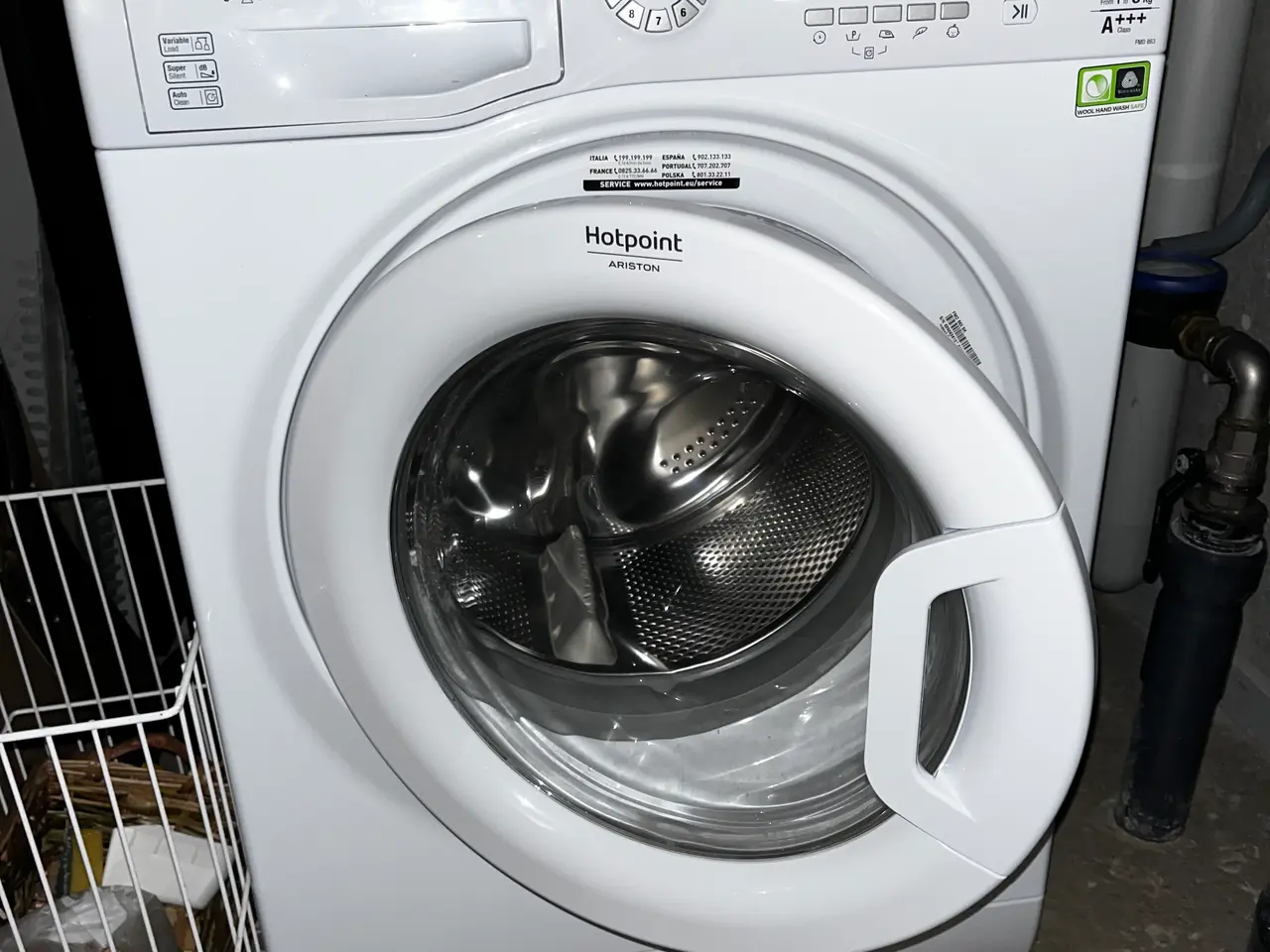 Billede 1 - Vaskemaskine HOTPOINT FMD 863 SK