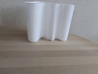 Glas Vase, Littala Aalto vase opal, 