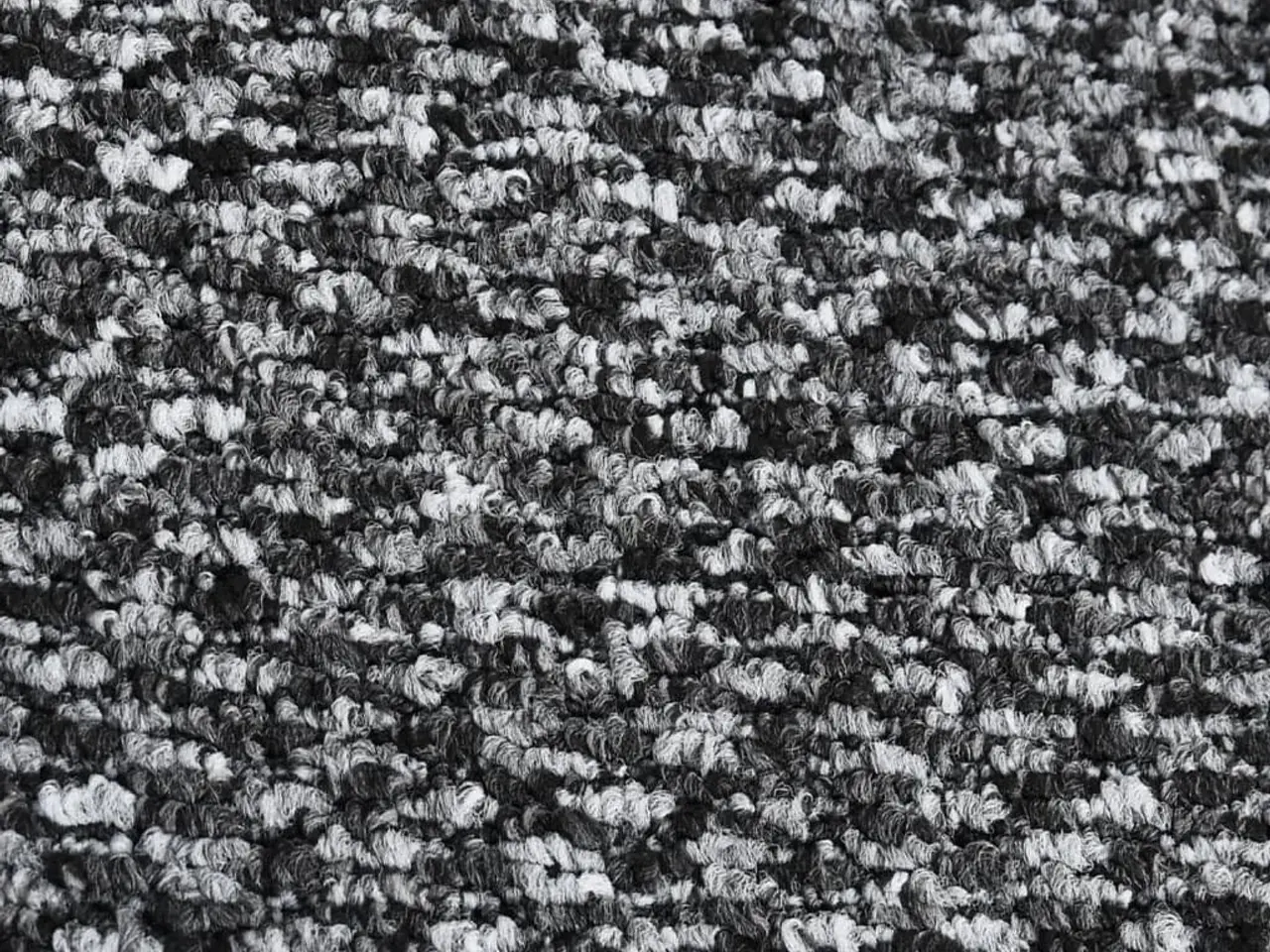 Billede 2 - Dørmåtte 90 × 150 cm - grå loop-pile med skridsikker bund