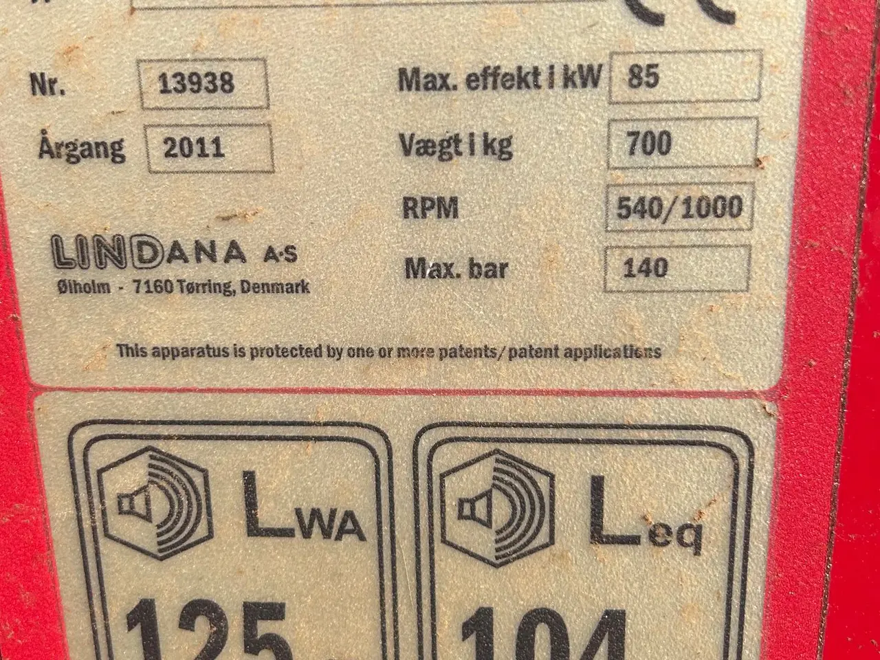 Billede 9 - Linddana TP 200 PT 200 PTO